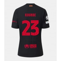 Camisa de Futebol Barcelona Jules Kounde #23 Equipamento Secundário 2024-25 Manga Curta